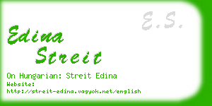 edina streit business card